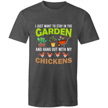 Load image into Gallery viewer, T-Shirt - Garden &amp; Hang Out With Chickens - plus sizes
