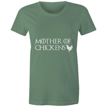 Load image into Gallery viewer, T-Shirt - Mother of Chickens - Women&#39;s (White text)
