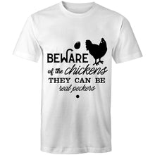 Load image into Gallery viewer, T-Shirt - Beware of the Chickens
