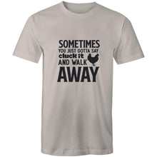 Load image into Gallery viewer, T-Shirt - Cluck It &amp; Walk Away - plus sizes
