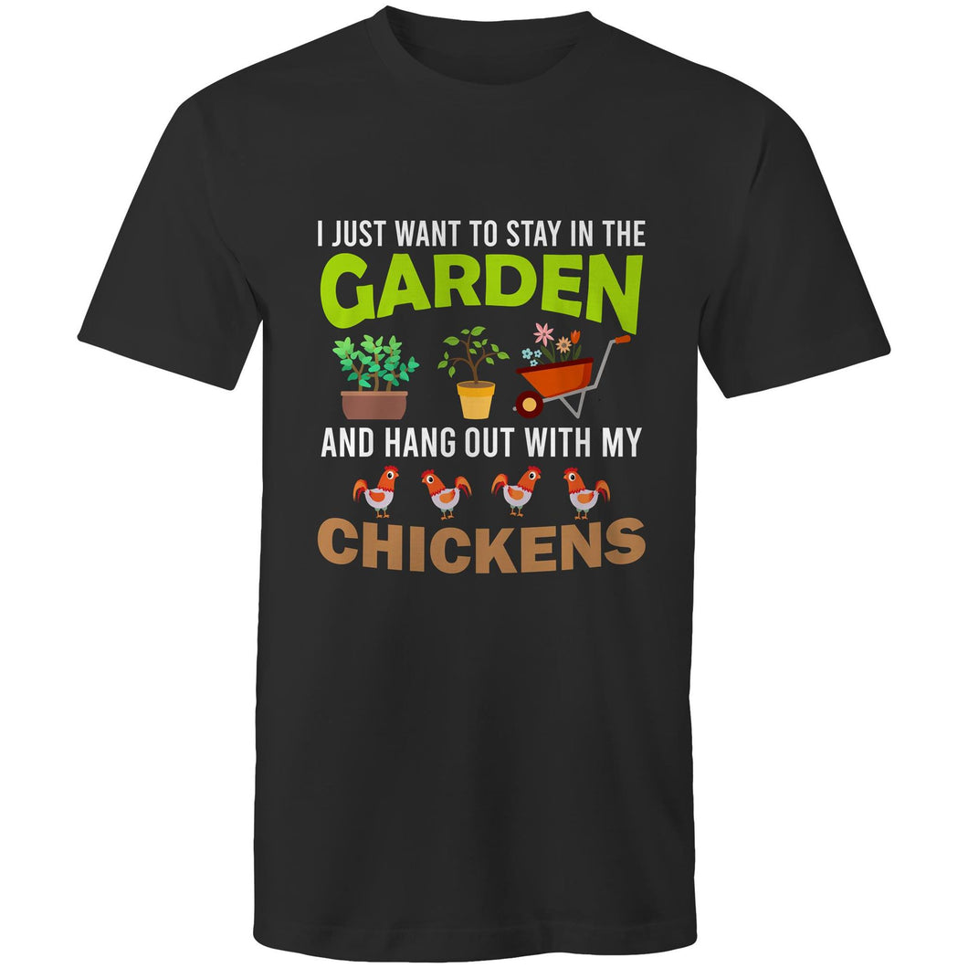 T-Shirt - Garden Hang Out With Chickens