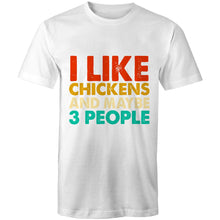 Load image into Gallery viewer, T-Shirt - I Like Chickens - plus sizes
