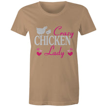 Load image into Gallery viewer, T-Shirt - Crazy Chicken Lady - Women&#39;s
