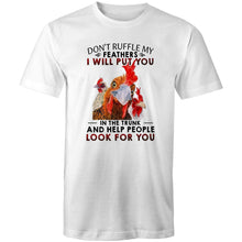 Load image into Gallery viewer, T-Shirt - Don&#39;t ruffle my feathers! - plus sizes
