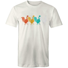 Load image into Gallery viewer, T-Shirt - 4 Roosters - plus sizes
