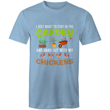 Load image into Gallery viewer, T-Shirt - Garden &amp; Hang Out With Chickens - plus sizes
