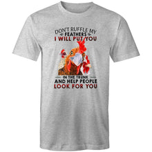 Load image into Gallery viewer, T-Shirt - Don&#39;t ruffle my feathers! - plus sizes
