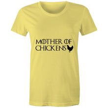 Load image into Gallery viewer, T-Shirt - Mother of Chickens - Women&#39;s (Black text)
