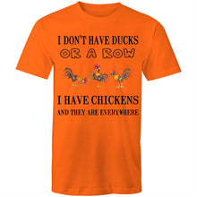 Load image into Gallery viewer, T-Shirt - Chickens Everywhere - plus sizes
