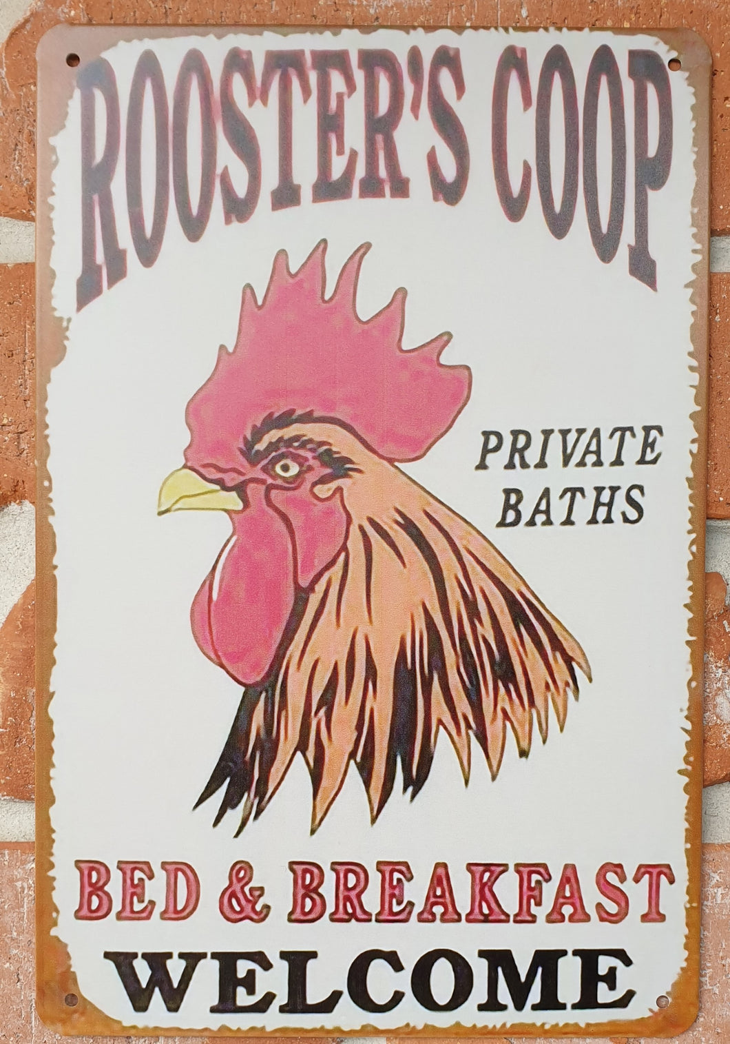 Metal sign - Rooster's Coop