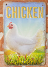 Load image into Gallery viewer, Metal sign - Chicken
