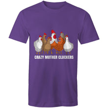 Load image into Gallery viewer, T-Shirt - Crazy Mother Cluckers - plus sizes
