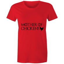 Load image into Gallery viewer, T-Shirt - Mother of Chickens - Women&#39;s (Black text)
