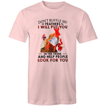 Load image into Gallery viewer, T-Shirt - Don&#39;t ruffle my feathers! - plus sizes
