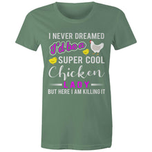 Load image into Gallery viewer, T-Shirt - Cool Chicken Lady - Women&#39;s
