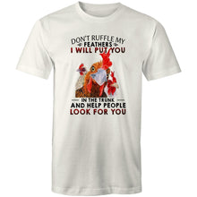 Load image into Gallery viewer, T-Shirt - Don&#39;t ruffle my feathers! - plus sizes
