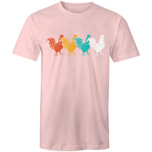 Load image into Gallery viewer, T-Shirt - 4 Roosters
