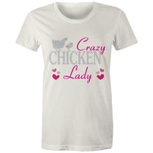 Load image into Gallery viewer, T-Shirt - Crazy Chicken Lady - Women&#39;s
