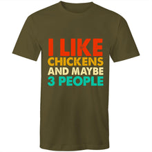 Load image into Gallery viewer, T-Shirt - I Like Chickens - plus sizes
