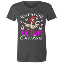 Load image into Gallery viewer, T-Shirt - Just a girl - Women&#39;s
