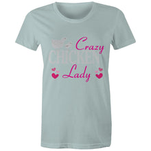 Load image into Gallery viewer, T-Shirt - Crazy Chicken Lady - Women&#39;s
