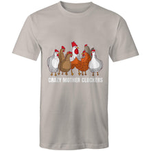 Load image into Gallery viewer, T-shirt - Crazy Mother Cluckers - plus sizes
