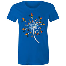 Load image into Gallery viewer, T-Shirt - Rooster Flower - Women&#39;s
