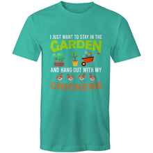 Load image into Gallery viewer, T-Shirt - Garden &amp; Hang Out With Chickens - plus sizes
