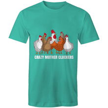 Load image into Gallery viewer, T-Shirt - Crazy Mother Cluckers - plus sizes
