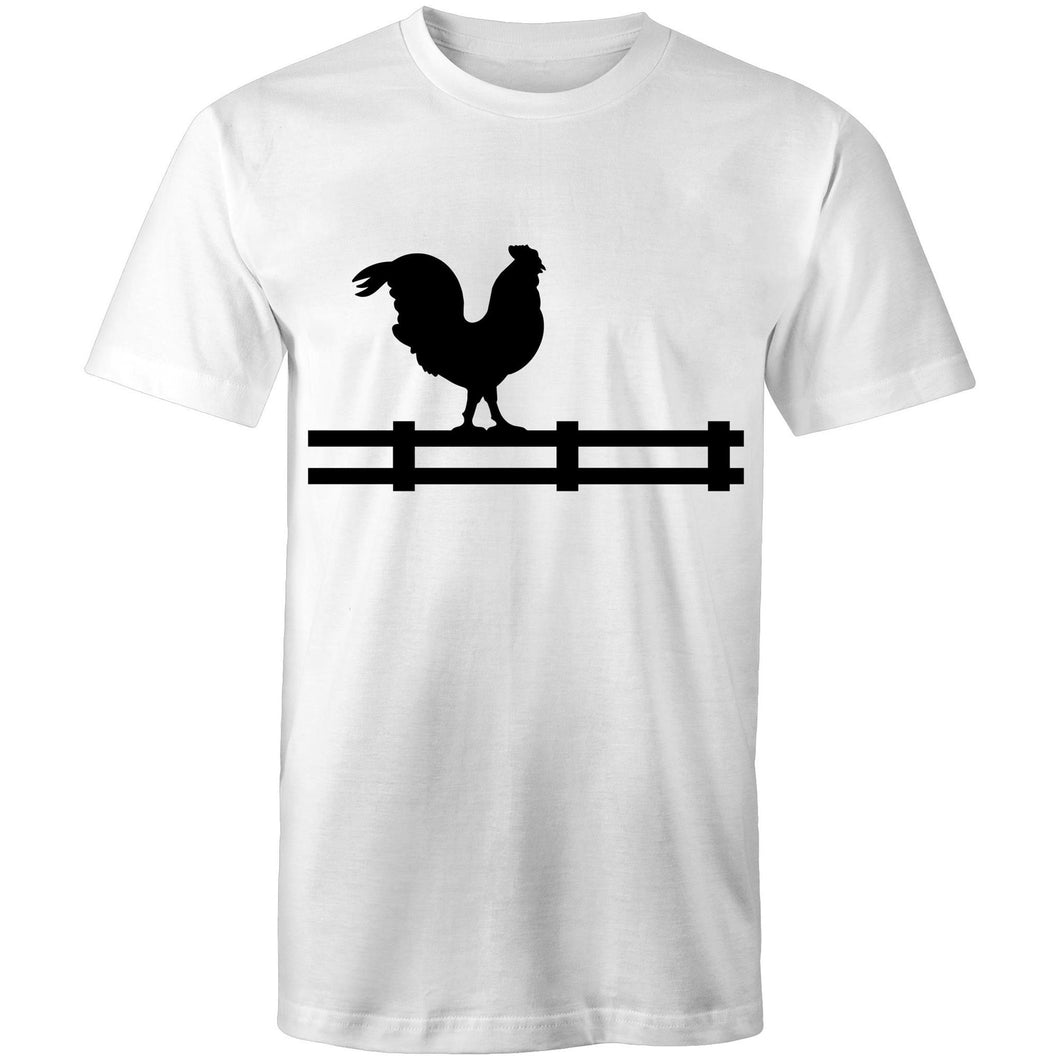 T-Shirt - Fence Sitting Rooster