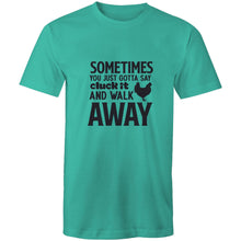 Load image into Gallery viewer, T-Shirt - Cluck It &amp; Walk Away - plus sizes
