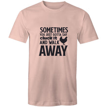 Load image into Gallery viewer, T-Shirt - Cluck It &amp; Walk Away - plus sizes
