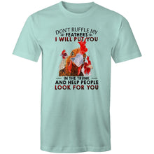 Load image into Gallery viewer, T-Shirt - Don&#39;t ruffle my feathers! - plus sizes
