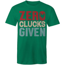 Load image into Gallery viewer, T-Shirt - Zero Clucks -plus sizes
