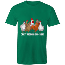 Load image into Gallery viewer, T-Shirt - Crazy Mother Cluckers - plus sizes
