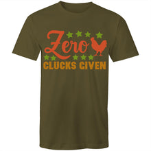 Load image into Gallery viewer, T-Shirt - Zero Clucks Given - plus sizes
