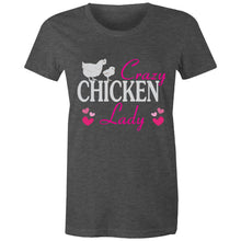 Load image into Gallery viewer, T-Shirt - Crazy Chicken Lady - Women&#39;s
