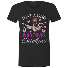 Load image into Gallery viewer, T-Shirt - Just a girl - Women&#39;s
