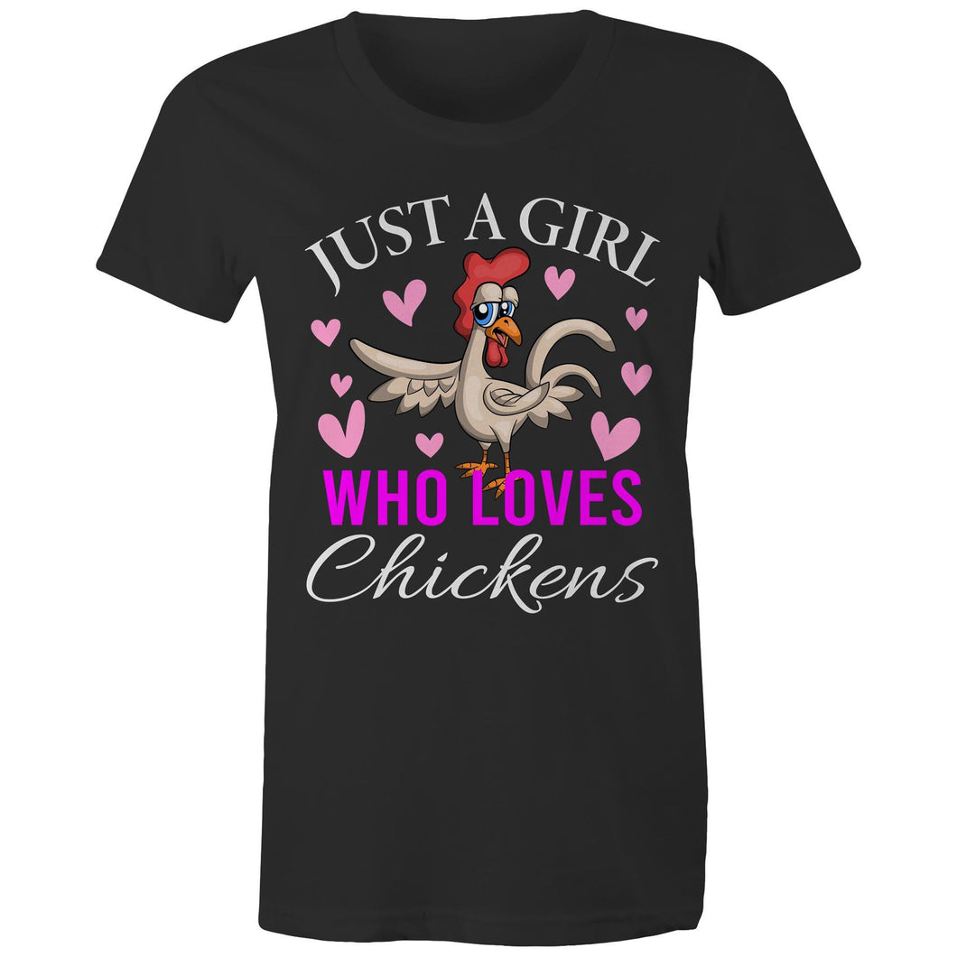 T-Shirt - Just a girl - Women's