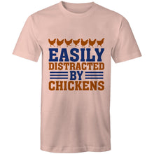 Load image into Gallery viewer, T-Shirt - Distracted by Chickens
