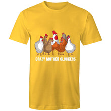 Load image into Gallery viewer, T-Shirt - Crazy Mother Cluckers - plus sizes
