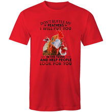 Load image into Gallery viewer, T-Shirt - Don&#39;t ruffle my feathers! - plus sizes
