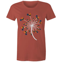 Load image into Gallery viewer, T-Shirt - Rooster Flower - Women&#39;s
