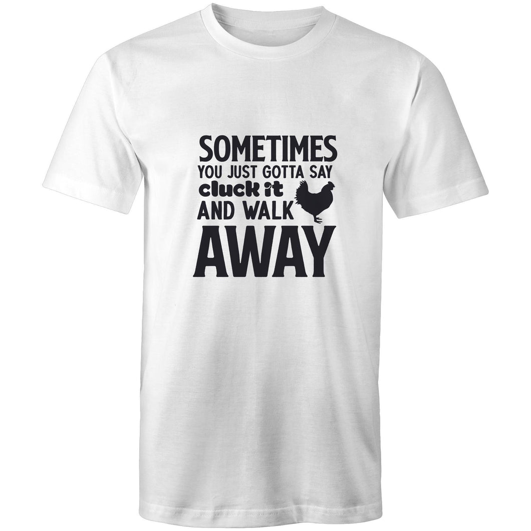 T-Shirt - Cluck It & Walk Away - plus sizes