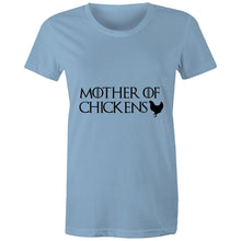 Load image into Gallery viewer, T-Shirt - Mother of Chickens - Women&#39;s (Black text)
