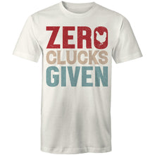 Load image into Gallery viewer, T-Shirt - Zero Clucks -plus sizes
