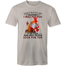 Load image into Gallery viewer, T-Shirt - Don&#39;t ruffle my feathers! - plus sizes
