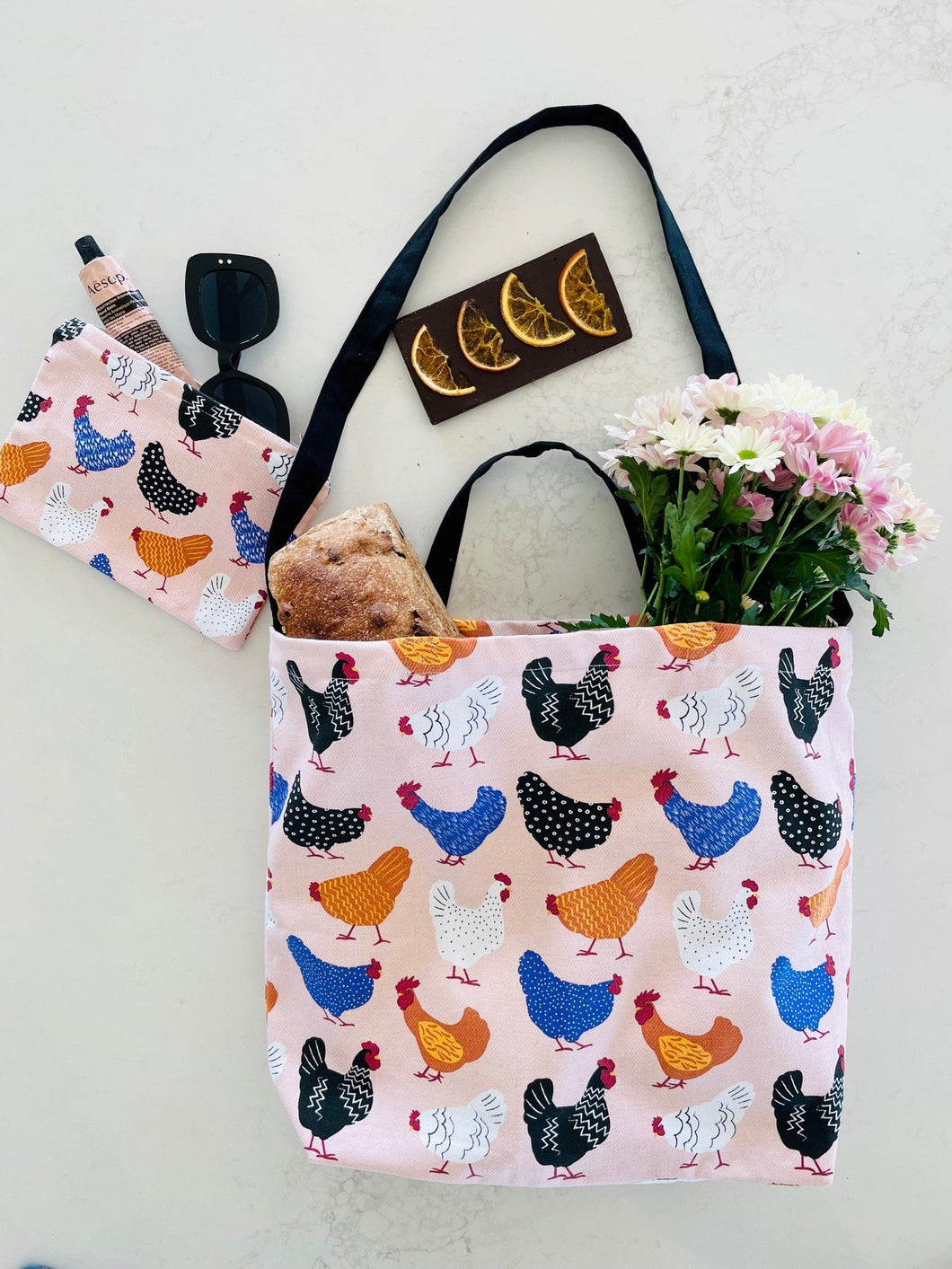 Tote bag - All the chooks