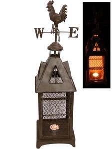 Rooster Weathervane Lantern