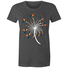 Load image into Gallery viewer, T-Shirt - Rooster Flower - Women&#39;s
